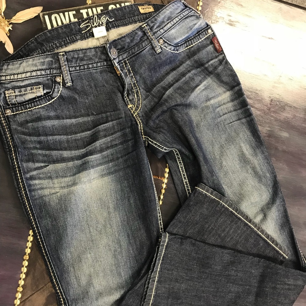 Women’s silver plus Sz 34X33L $35